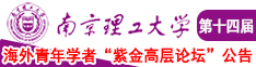 白虎上床裸露南京理工大学第十四届海外青年学者紫金论坛诚邀海内外英才！